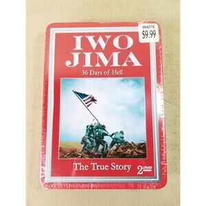 IWO JIMA DVD New Sealed The True Story 2 Dvds 2007 Dolby Digital Tin Case